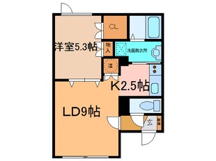 ﾊｲﾑ194の物件間取画像